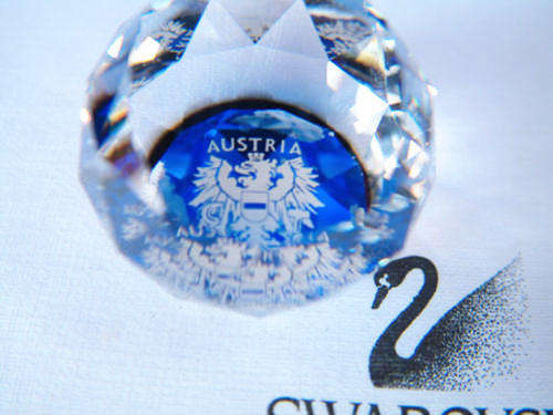 SWAROVSKI CRYSTAL AUSTRIA PAPERWEIGHT
