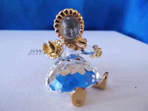 Swarovski Crystal Memories Moments Doll Gold Plated
