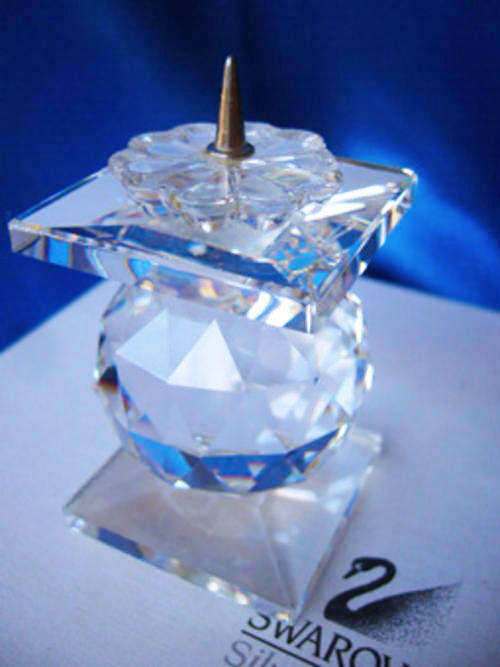 Swarovski Crystal Pin Style Candle Holder