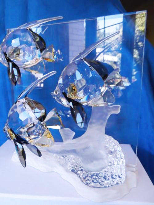 SWAROVSKI CRYSTAL WONDERS OF THE SEA COMMUNITY RETIRED RARE #