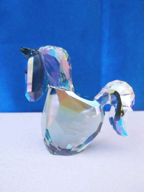 SWAROVSKI CRYSTAL LOVLOT CIRCUS 2011 LIMITED EDITION JADE HORSE - RETIRED MIB  #