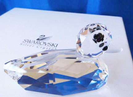 Swarovski Crystal Large Mallard Duck - Retired
