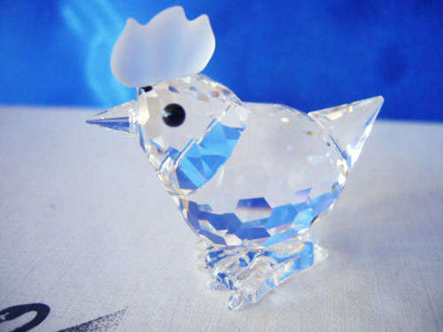 GENUINE SWAROVSKI CRYSTAL HEN (NO COLOUR CRYSTAL) RETIRED RARE  *