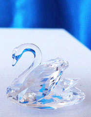 GENUINE Swarovski Crystal Mini Swan Retired RARE