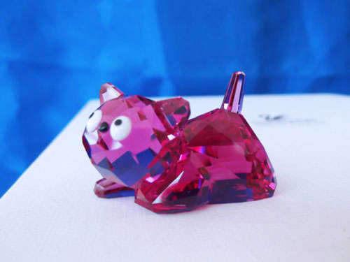 SWAROVSKI CRYSTAL LOVLOT HOUSE OF CATS - EMILY BOXED AND RETIRED