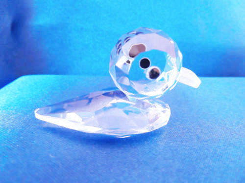 Stunning Cut Glass Austrian Crystal  Duck