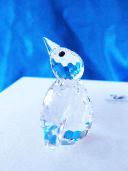 Swarovski Silver Crystal Mini Penguin Retired