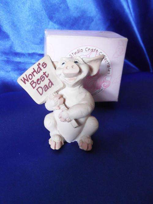 Pigtail Pigs Occasions " World's Best Dad "