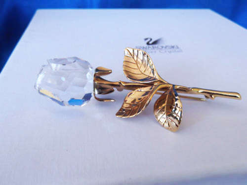 SWAROVSKI CRYSTAL MEMORIES BROOCH ROSE