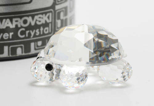 SWAROVSKI CRYSTAL TURTLE / TORTOISE SMALL BOXED*