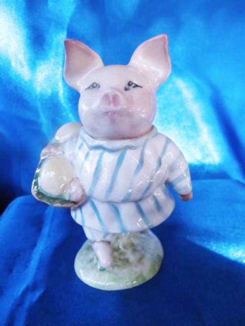 Beswick - Beatrix Potter - ` Little Pig Robinson ` GOLD 1104/1 #