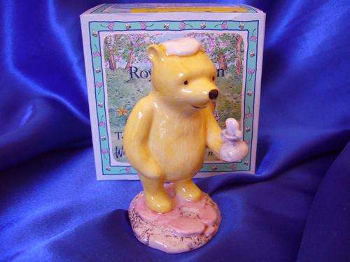 Winnie the Pooh by Royal Doulton - Disney " Pooh Lights a Candle " *