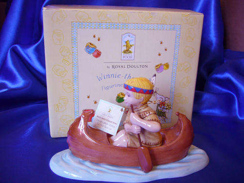 Winnie the Pooh by Royal Doulton - Disney " Christopher Robin to the Rescue"