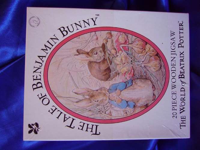 The World of Beatrix Potter - The Tale of benjamin bunny Wooden Jigsaw Puzzle