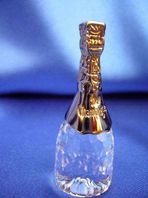 GENUINE Swarovski Silver Sparkling Wine / Champagne