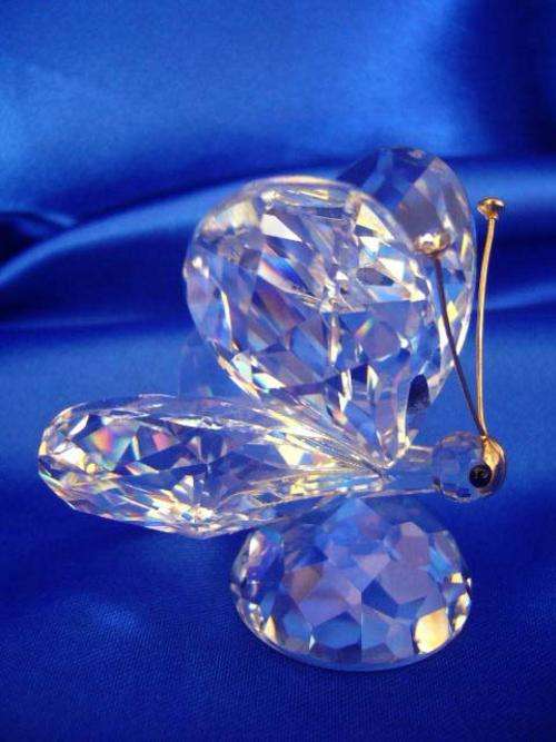 GENUINE SWAROVSKI  Medium Butterfly - Swan logo