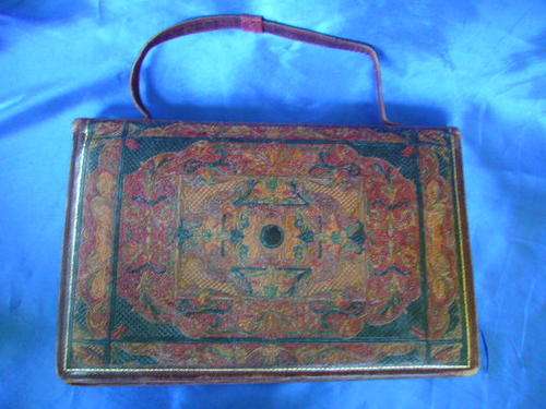 **** Vintage Writing Wallet Bag ****