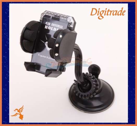 UNIVERSAL CAR MOUNT CRADLE - Crystal Edition - Holds your GPS, Cellphone, PDA, iPod etc. - **HOT**