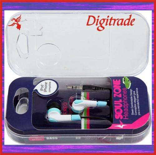 SOUL ZONE EARPHONES - Compatible with iPhone, Blackberry, iPod, MP3, CD Players etc.