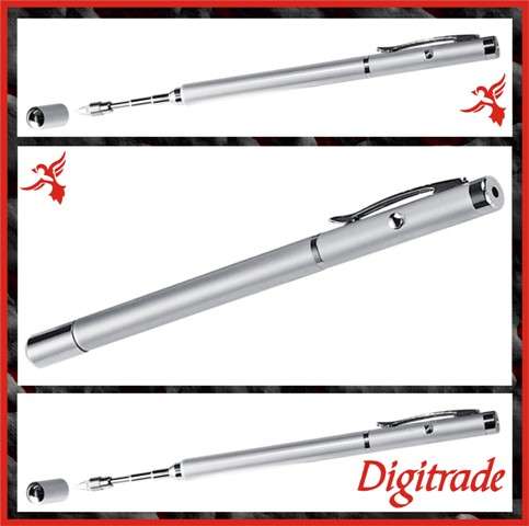 TELESCOPIC METAL LASER POINTER PEN - 54cm - *** Exclusive to Digitrade! ***