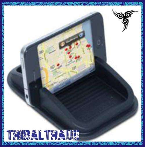 iPHONE SKIDPROOF - Dash Holder - Non-Slip Waterproof Cushion - FOR YOUR iPHONE GPS & Novelties!