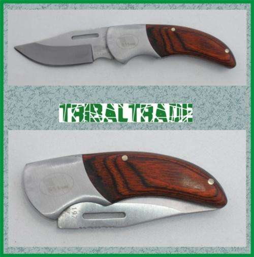 8 to GO!! GOBI DESERT POCKET KNIFE - Rosewood Handle and S/Steel Blade - Columbia 197.