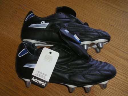 ADMIRAL RUGBY BOOTS - UK6 - 8 Stud Aluminium - THE HIGHEST BIDDER TAKES IT!!! R499,95!!!