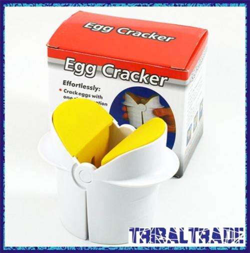 EGG CRACKER - Makes cracking eggs for any purpose clean and simple!!