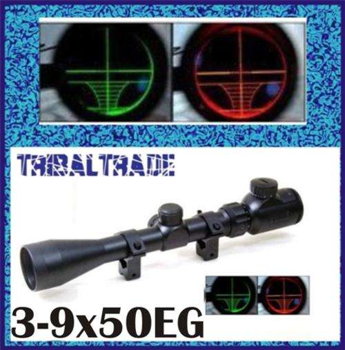 BUSHNELL BANNER Dusk & Dawn 3-9x50EG RED & GREEN Illuminated Rifle Scope. LAST STOCK!!!
