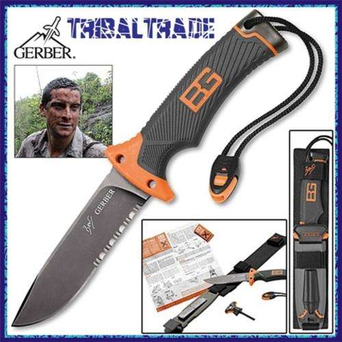 GERBER "Bear Grylls" ULTIMATE FIXED BLADE SURVIVAL KNIFE. FINAL CLEARANCE! LAST 2 Units to Go!!!