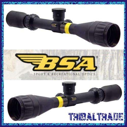 3 on Auction!!! BSA SWEET22 3-9x40 AO Rifle Scope with adjustable objective. LIMITED STOCK!!