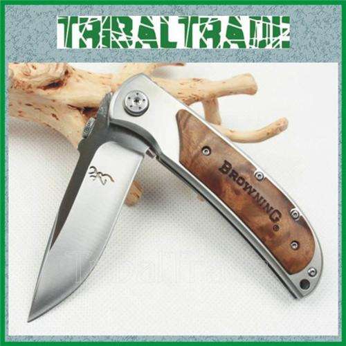 5 to Go!! BROWNING 338 FOLDING KNIFE - 440C High Carbon Stainless Steel Blade! GR8 QUALITY!!