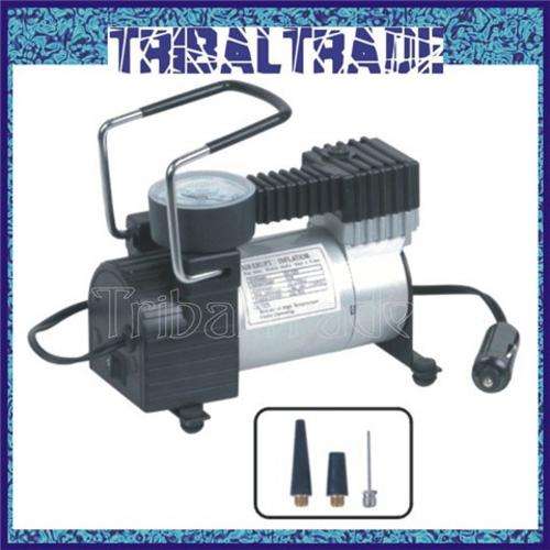 DC 12V AIR COMPRESSOR - Heavy Duty Metal Construction - TRUCK, BUS, 4X4, CARS, BOATS , BIKES & More!