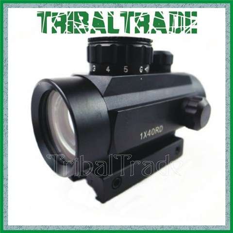 ILLUMINATED 1X40 RD RED/GREEN DOT Sight Scope - 10mm / 20mm Weaver rail - Limited Stock!!