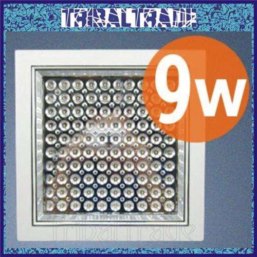 100 LED 9W SQUARE CEILING / KITCHEN PANEL LIGHT - Surface Mount - 245 x 245 x 40mm - SAVE ENERGY!!!