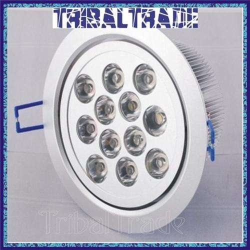 4 to GO!! 12W ALUMINIUM LED CEILING DOWNLIGHT - FREE Combined Shipping!! - Beam Swivel Adjustable!