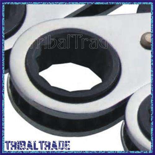 RATCHET WRENCH RING SPANNER SET - 5 Piece - 7mm to 21mm - REVERSIBLE - GET IT NOW!!