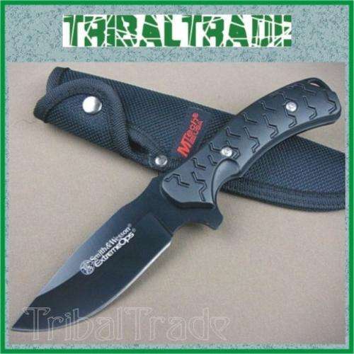 4 to GO!! SMITH & WESSON M-TECH EXTREME OPS SWAT KNIFE - 230mm Straight Length - SUPER BLADE!! SALE!