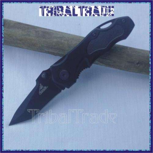 8 to GO!! GERBER "1405" STEEL POCKET FOLDING KNIFE - Thumb Assisted Blade with Liner Lock - SOLID!!