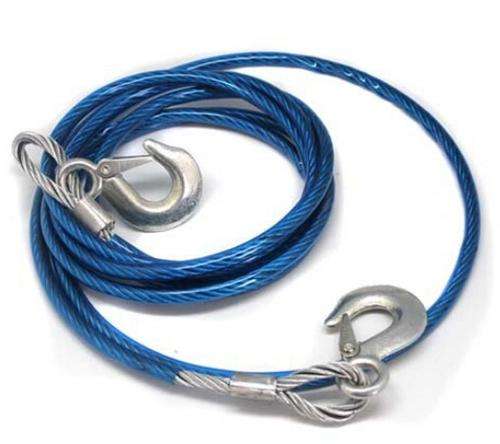2 UNITS to GO!! EMERGENCY TOW ROPE / CABLE - Super Strong - 4m Length - 4000Kg - Keep in the boot!
