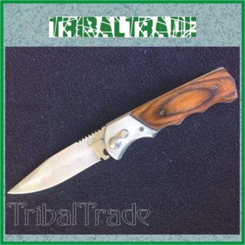 BIG BEAVER FLICK KNIFE - ***Top Quality Craftmanship *** - Safety Lock Mechanism - 4 to Go!!