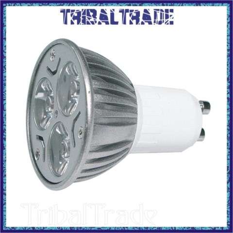 REDISSON 4W GU10 3LED HIGH POWER SPOT LIGHT BULB.