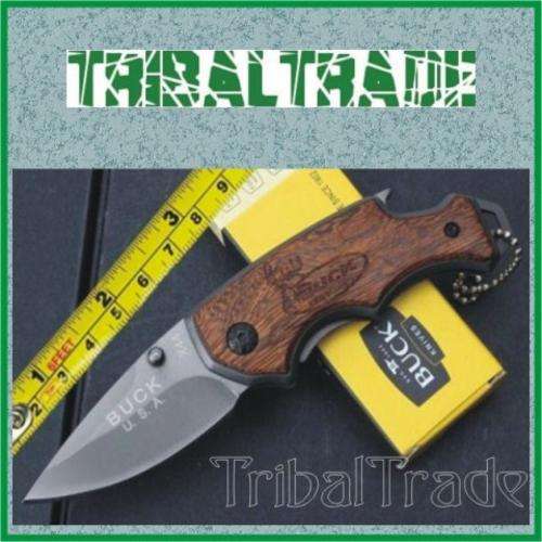 BUCK X44 FOLDING KNIFE - Engraved RoseWood Handle - MAXIMUM ONE PER BUYER!! 50 Available!!