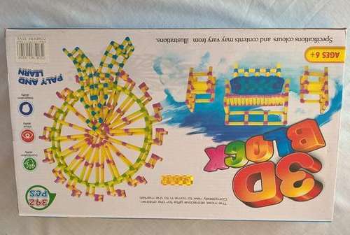 PLAY AND LEARN 3D BLOCKS - 392 Piece - ONLY THIS ONE!!