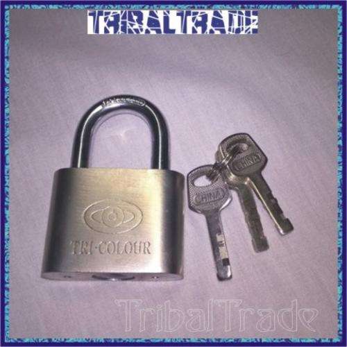 TRI-COLOUR TOP SECURITY LOCK - 50mm - 20 AVAILABLE!!