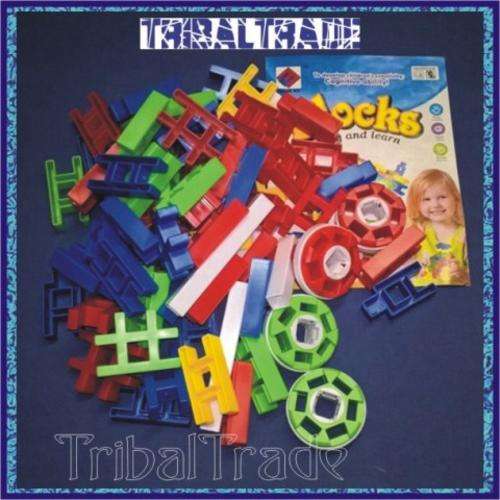 PLAY AND LEARN BLOCKS - Building Blocks Interlock  - 70 Piece - Age 3+ - Get it NOW!! SALE!!