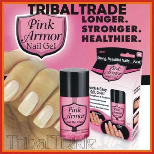 PINK ARMOR NAIL GEL - Strong Beautiful Nails... FAST!! 100 Available!! STOCK CLEARANCE!! BID NOW!!
