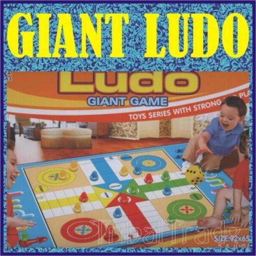 LUDO - GIANT LUDO GAME MAT - 92 x 65cm - Your kids will love this!! LIMITED OFFER!!
