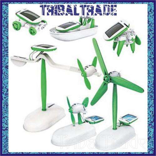 6-in-1 SOLAR EDUCATIONAL ROBOTICS KIT - No batteries required - 3 Kits to Go! HOURS OF FUN!!