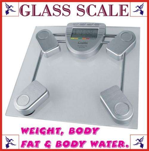 High Quality glass scale - Measures weight, body fat and body water - CRAZY LOW START!!!